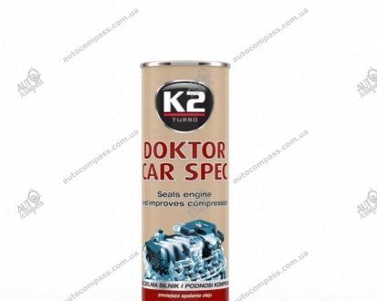 Присадка до масла (захист двигуна) / TURBO DOKTOR CAR SPEC 443ML K2 T350SYNT (фото 1)