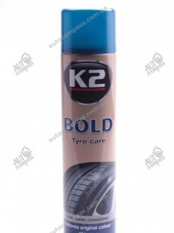 Поліроль для шин BOLD 600 мл K2 K1561 (фото 1)