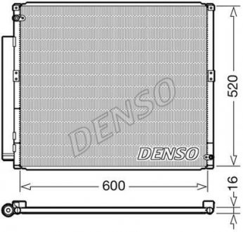 Радиатор кондиціонера Denso DCN50051 (фото 1)