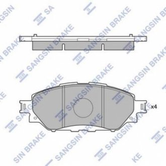 Тормозные колодки Sangsin SP4243 (фото 1)