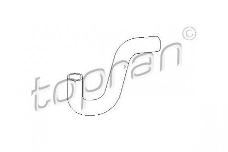 Шланг радіатора TOPRAN 102 717 (фото 1)