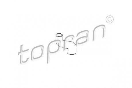 Шланг радиатора TOPRAN 205 714 (фото 1)