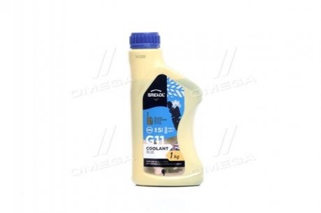 Антифриз BLUE G11 Antifreeze (cиний) 1kg BREXOL Antf-020 (фото 1)