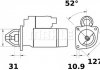 Стартер 12V 4kW z9 AZF4197 Mahle MS65 (фото 1)