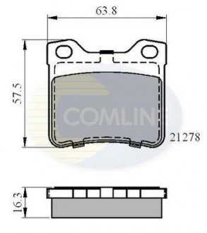 Колодки дискового тормоза Comline CBP01060 (фото 1)