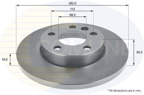 Диск тормозной Comline ADC1464 (фото 1)