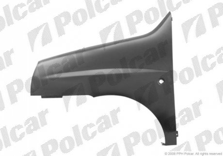 Крило переднє праве Fiat Doblo 2001-2005 Polcar 304002 (фото 1)