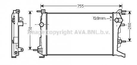 Теплообменник AVA COOLING RTA2460 (фото 1)