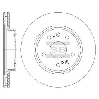 Тормозной диск Suzuki sx4, Vitara Sangsin SD4810 (фото 1)