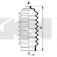 Пильовик рульового механізма GKN/Spidan 83860 (фото 1)