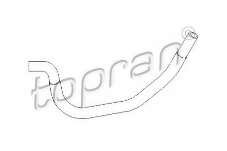 Гидравлический шланг, рулевое управление TOPRAN 501 558 (фото 1)