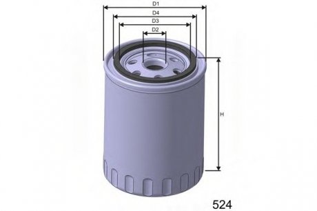 Фільтр масляний MISFAT Z240 (фото 1)