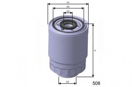 Топливный фильтр MISFAT M443 (фото 1)