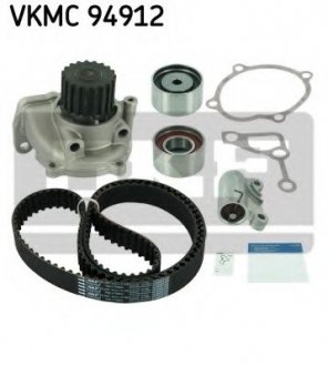 Водяний насос + комплект зубчатого ременя SKF VKMC 94912 (фото 1)