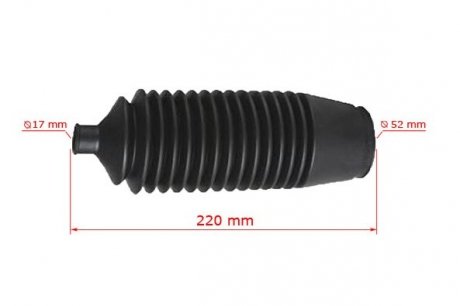 Пыльник рулевой рейки MITSUBISHI PAJERO 00-06 MSG MT204DUSTER (фото 1)