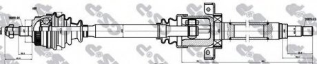 Приводной вал GSP 235038 (фото 1)