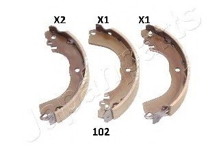 SZCZEKI HAM. NISSAN TIIDA 1,6, 1,8, 1,5DCI 07- JAPANPARTS GF-102AF (фото 1)