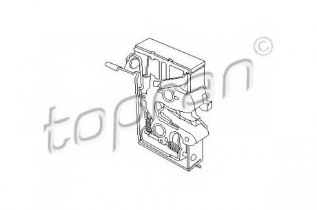 Замок двери TOPRAN 103 433 (фото 1)
