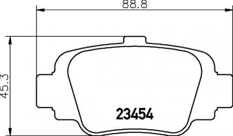 Колодки тормозные дисковые задні NISSHINBO NP2066 (фото 1)