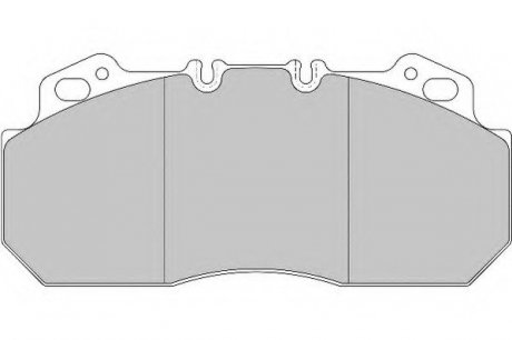 Комплект тормозных колодок, дисковый тормоз BERAL 2909028004145724 (фото 1)