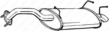 Задній. глушник,випускна сист. BOSAL 145-115 (фото 1)