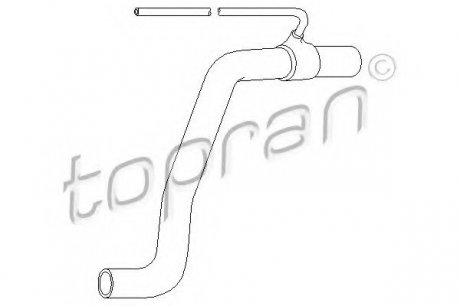 Шланг радіатора TOPRAN 107 346 (фото 1)