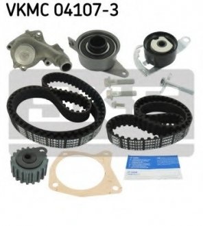 Водяний насос + комплект зубчатого ременя SKF VKMC 04107-3 (фото 1)