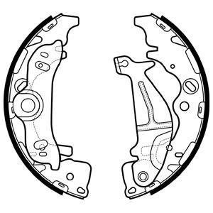 Гальмівні колодки, барабанні Delphi LS2138
