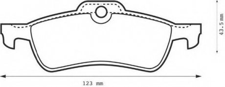 Тормозные колодки Mini Cooper (R50, R52, R53) Jurid 573056JC (фото 1)