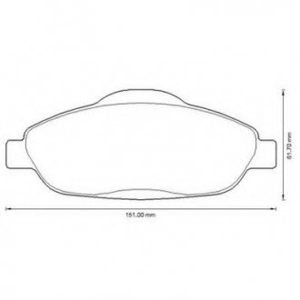 Колодки дискового тормоза Jurid 573241JC
