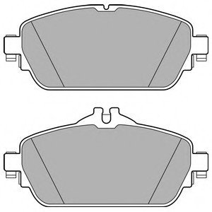 Гальмівні колодки, дискові Delphi LP2764 (фото 1)