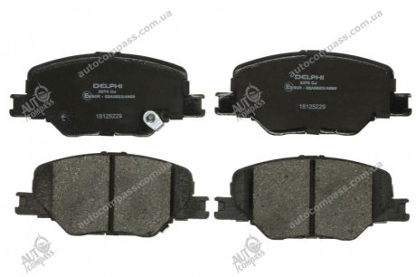Гальмівні колодки, дискові Delphi LP3370