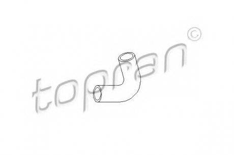 Трубка вентиляції картера TOPRAN 206 556 (фото 1)