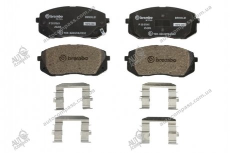 Гальмівні колодки, тюнинг BREMBO P 30 056X (фото 1)