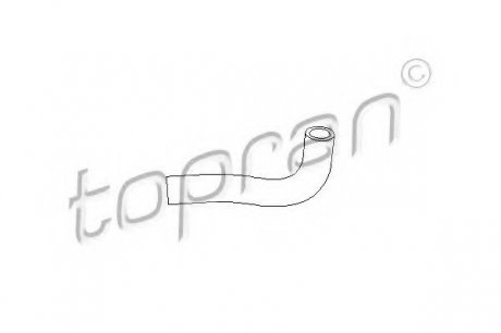 Патрубок вентиляції TOPRAN 101 051 (фото 1)
