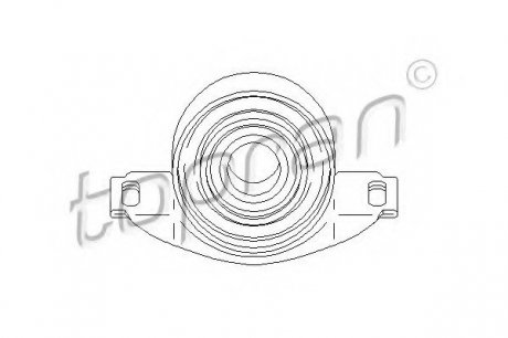 Опора кардан.вала TOPRAN 401 305 (фото 1)
