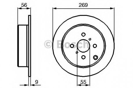 Гальмівний диск Bosch 0 986 479 B71 (фото 1)