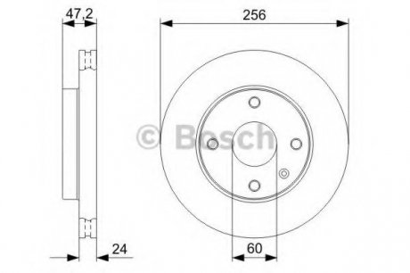 Гальмівний диск Bosch 0 986 479 C01 (фото 1)