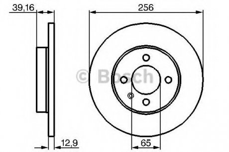 Гальмівний диск Bosch 0 986 479 B30 (фото 1)