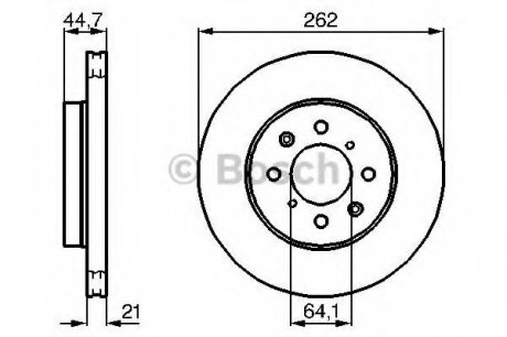 Гальмівний диск Bosch 0 986 479 B23 (фото 1)