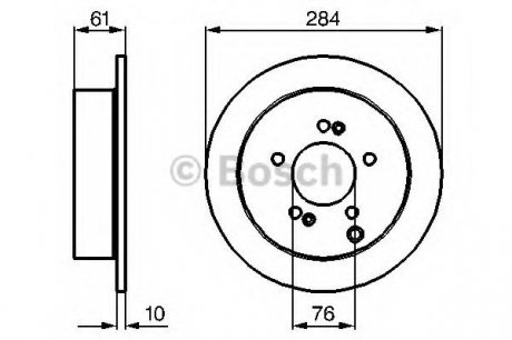 Тормозные Диски Bosch 0 986 479 C61 (фото 1)