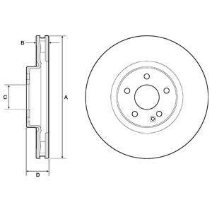 Гальмівний диск Delphi BG9174C (фото 1)