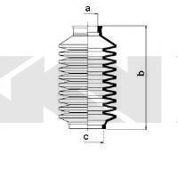 Пильовик рульового механізма GKN/Spidan 83762 (фото 1)