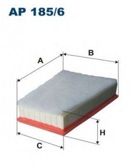 Фільтр повітря FILTRON AP 185/6 (фото 1)