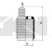 Пильовик рульового механізма GKN/Spidan 83655 (фото 1)