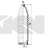 Пильовик рульового механізма GKN/Spidan 83999 (фото 1)