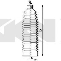 Пильовик рульового механізма GKN/Spidan 84012 (фото 1)