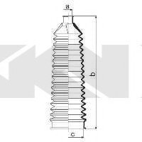 Пильовик рульового механізма GKN/Spidan 84018 (фото 1)