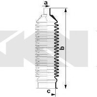 Пильовик рульового механізма GKN/Spidan 84029 (фото 1)