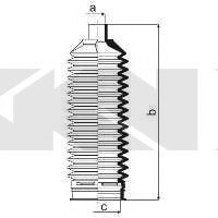 Пильовик рульового механізма GKN/Spidan 84035 (фото 1)